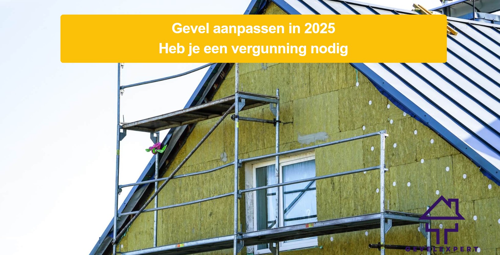 Gevel aanpassen
