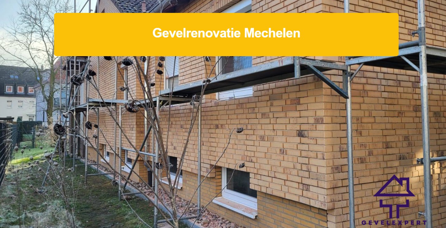 Gevelrenovatie Mechelen
