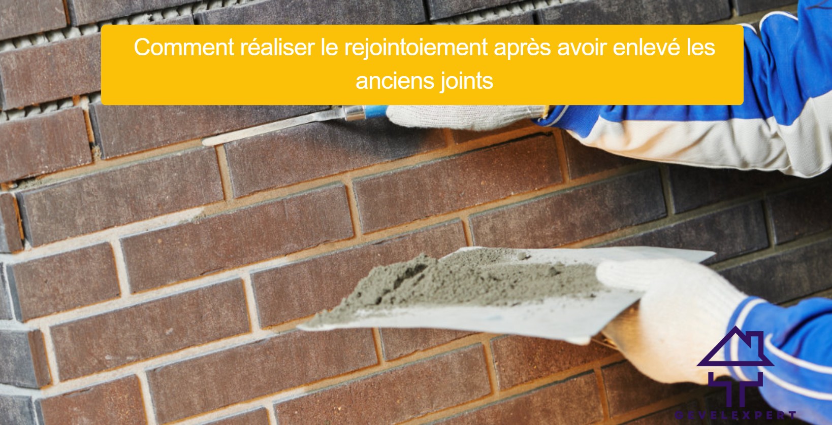 Comment réaliser le rejointoiement après avoir enlevé les anciens joints