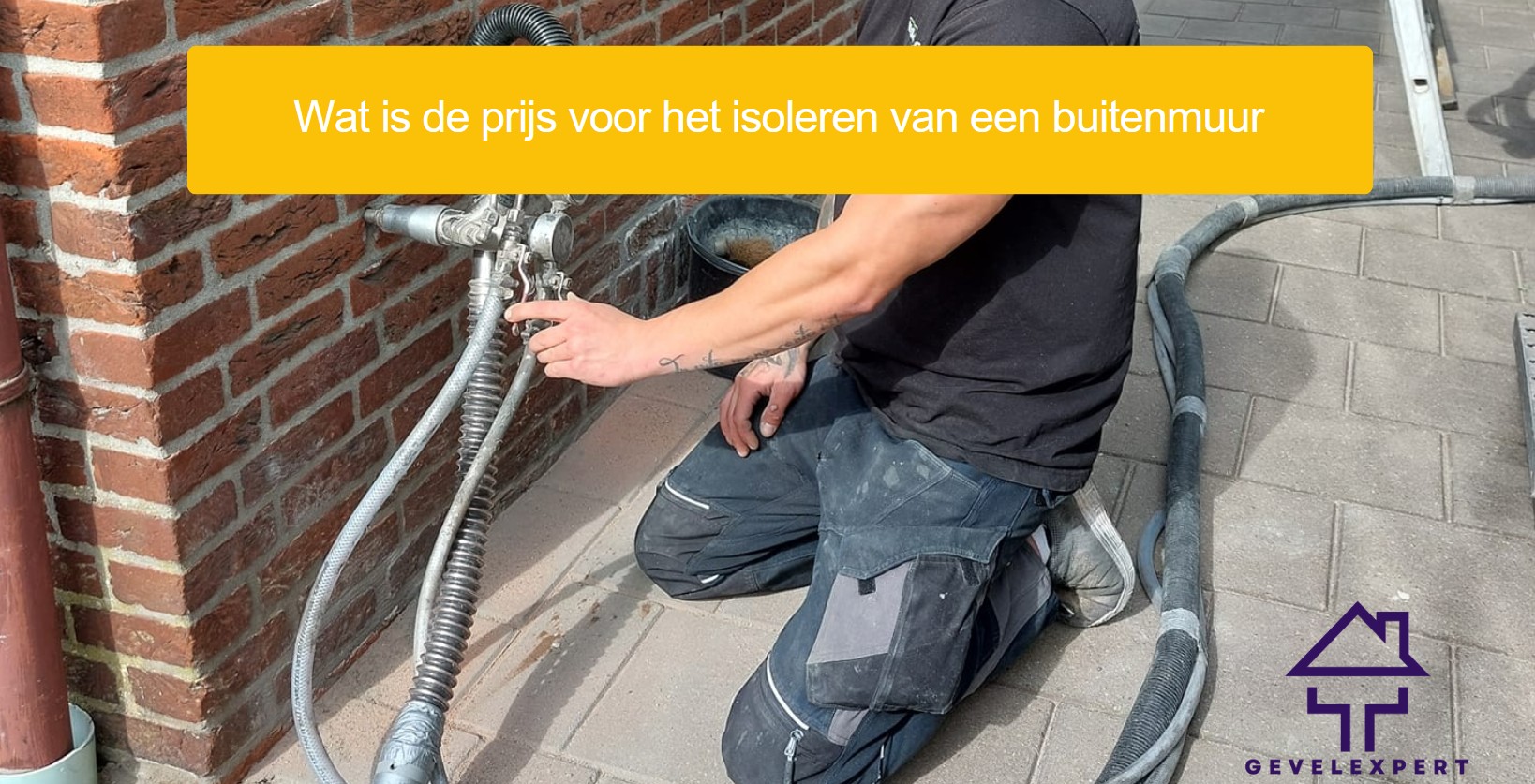 Wat is de prijs voor het isoleren van een buitenmuur