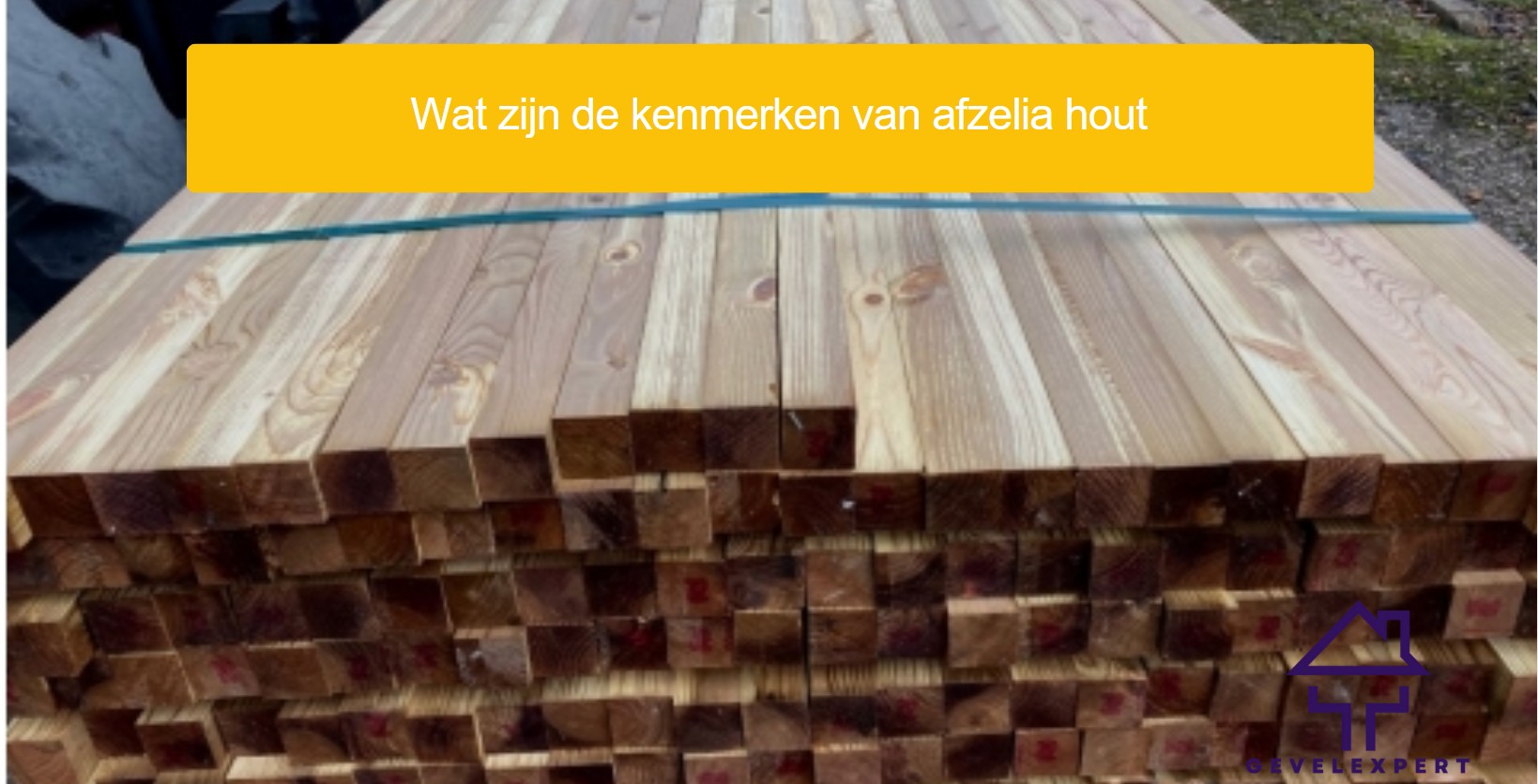 Wat zijn de kenmerken van afzelia hout